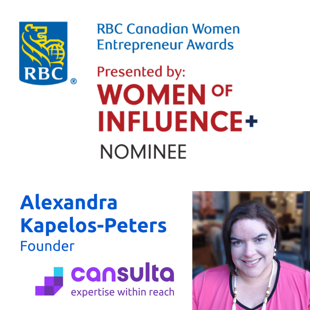Cansulta’s Founder & CEO Alexandra nominated for 2024 RBC Canadian Women Entrepreneur Awards