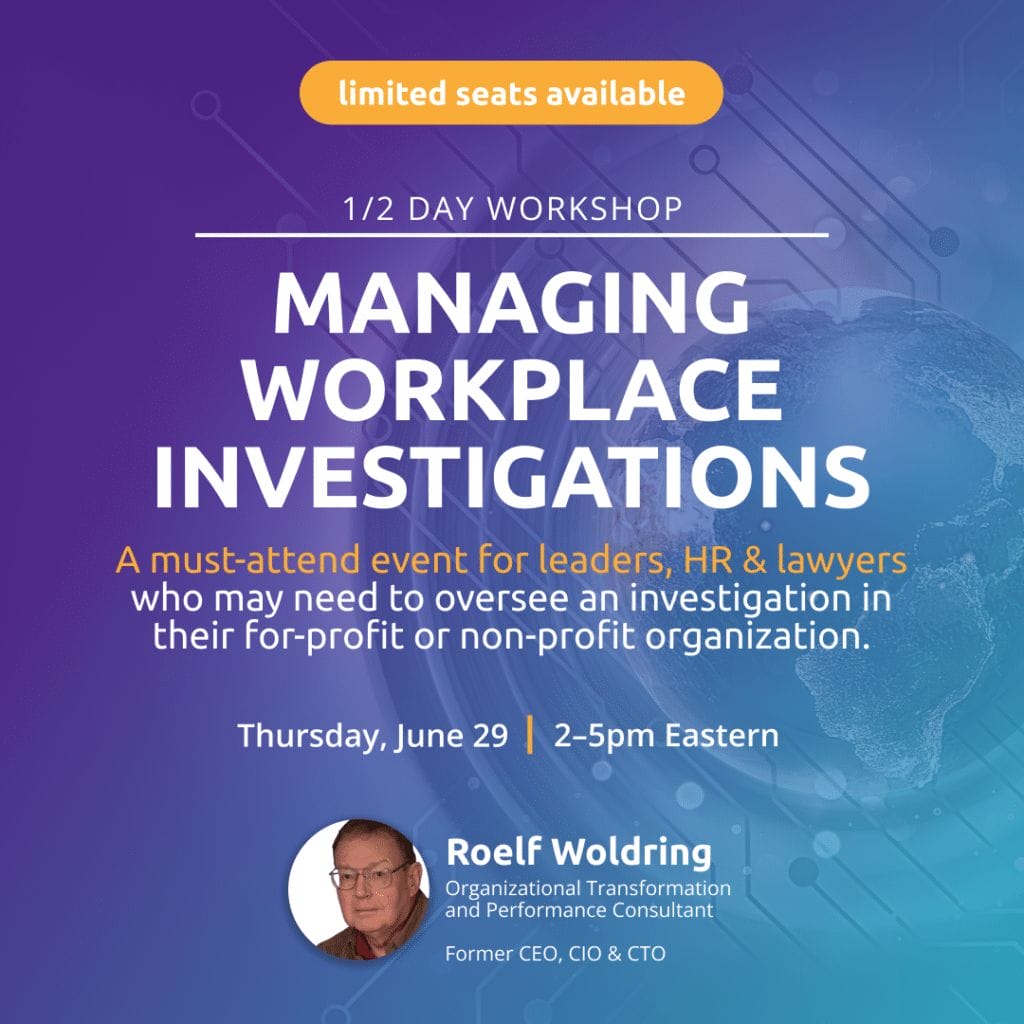 Managing Workplace Investigations: Navigating Delicate Situations Before & During an Investigation